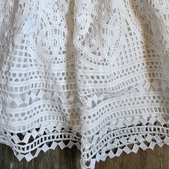 ANTHROPOLOGIE RUFFLED LACE TANK TOP - Picture 3 of 15